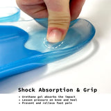 Half Insoles Shoe Inserts M Size Gel Arch Support Foot Pads V274-GM-BI-INSOLE-HF-M