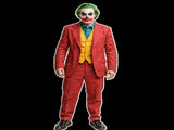 Adult Mens Halloween Maroon Clown Costume Joker Creepy Evil Jester V563-12213-01