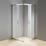 800 x 900mm Sliding Door Nano Safety Glass Shower Screen By Della Francesca V63-829271