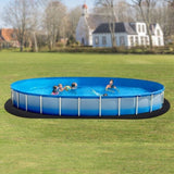Oval Pool Liner Pad, 15 x 30 ft Pool Liner Pad for Above Ground Swimming Pools, Extra-Thick Pool V952-DSYYCDDOVAL175AMR001V0