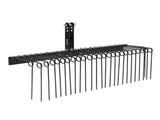 150 cm Tow Behind Landscape Rake, 3 Point Hitch Lawn Dethatcher Rake, 26 Spring Steel Tines, for V952-ZXSCJ60INCHBP8SL7001V0