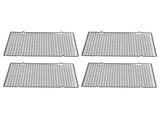 4PCS Barbecue Cooling Rack Stainless Steel Cooling Grid Tray Cake Cookies Baking Rack for Kitchen V1294-YM0718-3113210312511