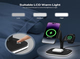 4 in 1 Wireless Charging Station with Night Light V1031-WLC-4SDNL-559