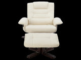 PU Leather Massage Chair Recliner Ottoman Lounge Remote V63-771955