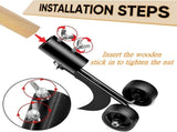 Weed Puller with Wheels, Manual Standing Weed Remover Tool with Curved Hook for Garden, Lawn and V1237-ZY-924-325