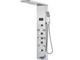 Shower Panel System, 6 Shower Modes, LED & Screen Hydroelectricity Shower Panel Tower, Rainfall, V952-FTYS6CS2MSDPKUG3WV9