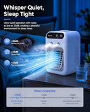Portable Air Conditioners, Personal Cooling Fan with Humidifier, Rechargeable Mini Air Cooler for V1107-723-79509