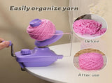 Hand Operated Yarn Ball Winder, Durable Plastic And Metal Knitting Tool For Fast Tangle Free V1237-ZY-807-316