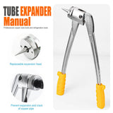 Manual Copper Tube Expander with Lever Design for Refrigeration Pipe Flaring and Connection, V1341-ZY-TYBEEXP6-SILVER