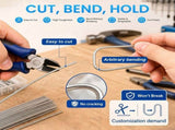 96-Pack 15.74" Stainless Steel Spring Wire Tough & Easy to Cut, Clearly Marked Assorted Sizes, V1369-AZ3-W-12044