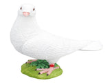 Artificial White Doves Ornament High Simulation Resin White Feather Birds Ornaments for Garden Home V1294-YM0717-3111220242611