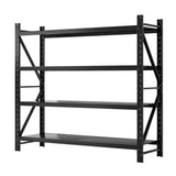 Giantz 2Mx1.8M Garage Shelving Warehouse Rack Pallet Racking Storage Shelf Black WR-F-20186-200BK-ABC