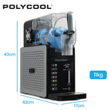 POLYCOOL 3L Slushie Frozen Drink Maker, Home Slush Machine, Fast Chilling, Easy Digital Controls V219-FDSSLSPYD2LA