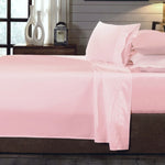 Royal Comfort - 250TC 100% Organic Cotton 4 Piece Sheet Set - Double - Blush ABM-205370