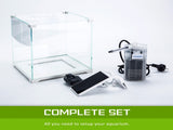 Aquarium Starfire Glass Fish Tank Set Filter Pump 16L V274-AQ-FT16L