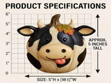 Funny Farm Animal Pumpkin Figurines - Resin Statues for Halloween Thanksgiving Home Desktop and V1366-AZ2-W-15280
