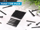 120 Pack Invisible Cable Railing kit, T316 Stainless Steel 1/8" Invisible Receiver and Swage Stud V1258-DP02-C-2812