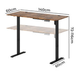 Levede Electric Standing Desk Height Adjustable 140cm DH1064-OA-AU