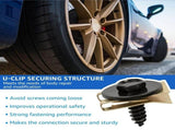 100Pcs Car Body Screws and Bolts Set Easy Install for Bumper Fender Liner V1366-AZ2-W-15570