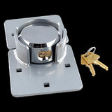 Van Door Lock With Brackets - Heavy Duty Security Vehicle Hasp Padlock V63-824991