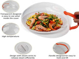 Microwave Splatter Cover, Microwave Cover for Food BPA Free, Microwave Plate Cover Guard Lid with V1192-AZ-W-11600