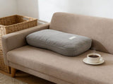 Buckwheat Hull Pillow, Ergonomic Adjustable Height Neck Support Pillow, Breathable Cotton Medium V1192-AZ-W-32194