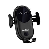 Wireless Car Charger Mount with Smart Sensor 2.8in x 5.3in x 3.9in, Automatic Clamping Vent Phone V1369-AZ3-W-23510