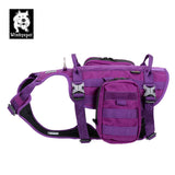 Whinhyepet Military Harness - Purple, L ZAP-YH1805-8