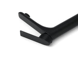 WELS 7.5L/m Rounded Body Basin Mixer Kitchen Vanity Faucet Tap Spout Matte Black V1233-KRF102BL
