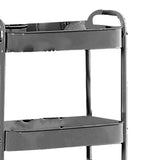 3 Tier Utility Rolling Cart with Caster Wheels Movable Multifunctional Storage Cart for Kitchen V1294-YM0901-3117240235114