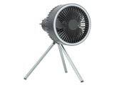 10000mAh USB Tripod Camping Fan Outdoor Portable Camping Fan with Light Power Bank Gray V1294-YM0703-3113230110411