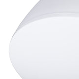 Modern Hourglass Shaped Stool Round End Table Stool for Shoe Changing Home Use 43x30cm White V1294-YM0901-3116240003611