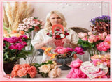 48 Pcs Mother's Day Flower Bouquet Holder Bulk with Handle Pink Red Florist Floral Bouquet Boxes for V1258-DP02-F-809
