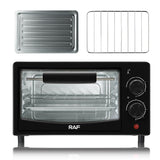 Compact 7L Countertop Electric Oven with Adjustable Temperature and Timer, Metal Housing, Visible V1341-ZY-VS82TKM8-BEIGE