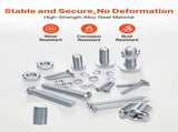 2250 Pcs Bolts and Nuts Assortment Kit, Metric Imperial Machine Screws and Flat Washers, Alloy V952-LMHLSTZGZLJYS6FAS001V0