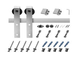 6FT Sliding Barn Door Hardware Kit, 330 LBS Weight Capacity, Compatible with 36 Inches Max Width & V952-HDSMDGDGDM2DY1WVM001V0