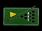 Golf Cornhole Game With Chipping Mats, Golf Balls, Putters V63-920611