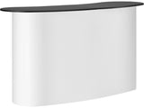 Portable Tradeshow Podium Table, 1300 x 465 x 950 mm, Display Exhibition Counter Stand Booth Fair V952-LSZST20DCSLWFTXVPV0