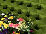 64 Pockets Vertical Outdoor Garden Felt Plants Flower Growing Bag Wall Hanging Planter V1294-YM0901-JYB00528-02