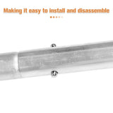 Sturdy Attic Ladder Pull Down System Rod with Hook Plated Silver for Home V1192-AZ-W-27355