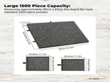 Social Hike Puzzle Board 1500 pcs - Felt Tilting Portable Cover Drawers Grey V238-SUPDZ-41206029189200
