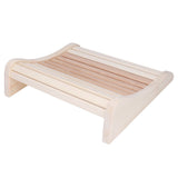 Sauna Pillow Relieving Pain Convenient Practical Relaxing Comfortable Ergonomic Design Wooden Back V1294-YM0715-3111210464411