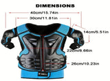Kids Cycling Armor Cycling Protection Children'S Cycling Gear Chest Guard For - Blue - Size L V1347-140-05503-BLU-L