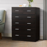 Artiss 6 Chest of Drawers - ANDES Walnut FURNI-NEW-DT-AB