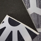 200x300cm Large Floor Black & White Geometric Rug Modern Area Carpet for Bedroom & Lounge V63-838371