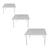 3 Set Square Clear Acrylic Cake Stand Acrylic Cupcake Stand for Cake Pizza Dessert Christmas Wedding V1294-YM0710-3117230340411