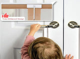 Bi-fold Door Lock Closet Protection Child and Pet Proof Bi-fold Door Lock Tool-Free Installation V1370-AZ4-12048