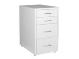 Levede 4 Drawer Office Drawers Cabinet White HO0402-WH_NZ