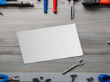 20Pcs White Frosted Plastic Sheets Flame Retardant for Art Projects Picture Frame and Display V1370-AZ4-10976