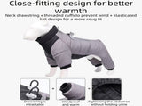 3-Piece Blue Winter Pet Outdoor Travel Set blue s size Reflective Dog Puffer Jacket, blue 3m V888-ELOSUNG53306